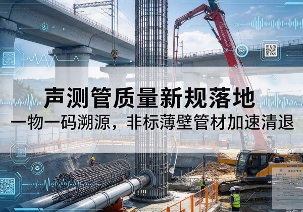 宁城声测管质量新规落地，一物一码溯源，非标薄壁管材加速清退